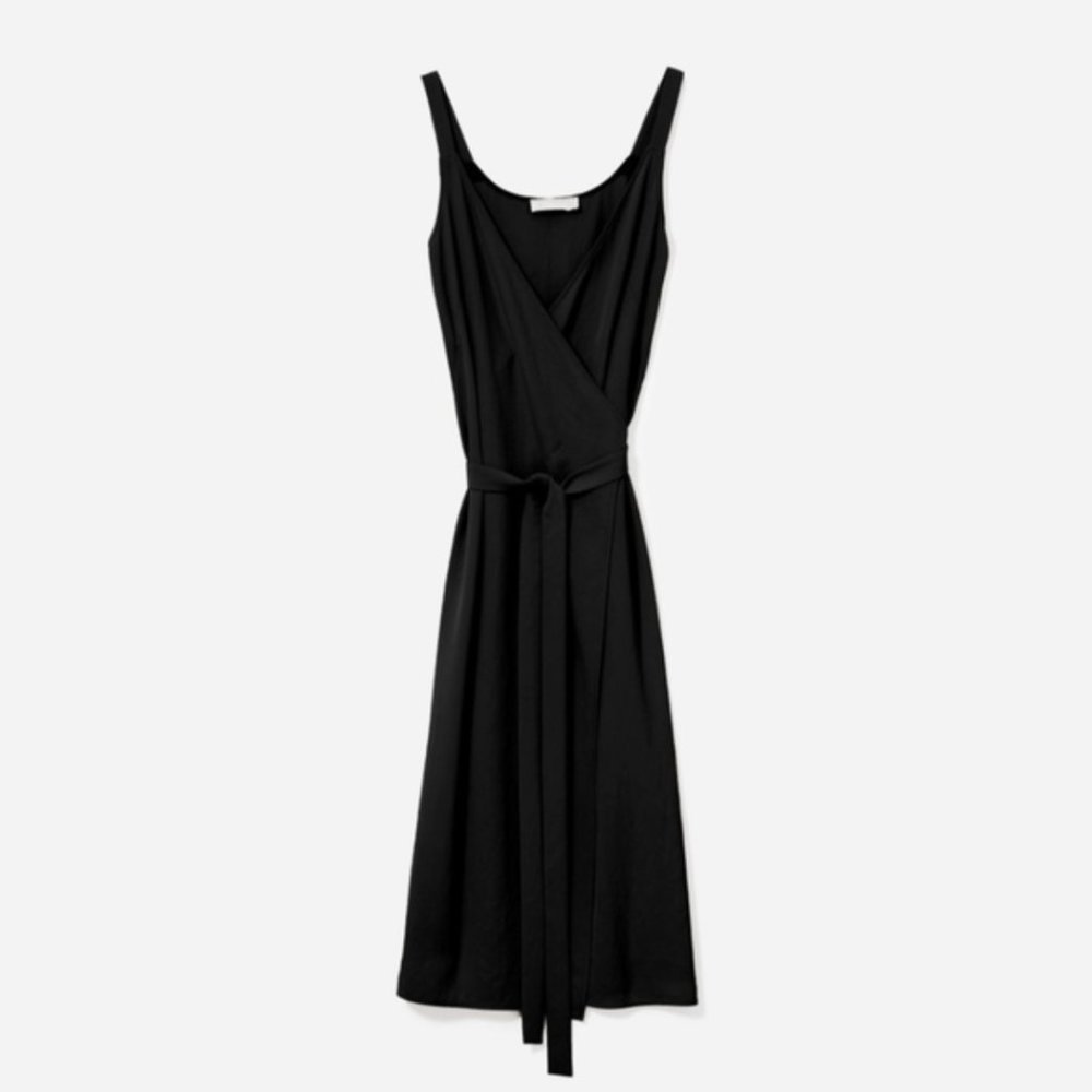 NEW Everlane Japanese GoWeave Wrap Dress
